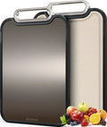Astercook Titanium Cutting Board for Kitchen, 2-in-1, 16 x 11 in