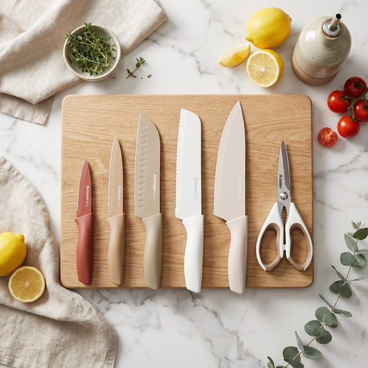 7 Pieces Stainless Steel Chef Knife Sets