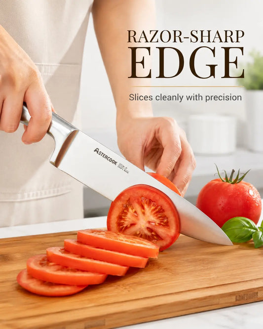 15-Pc One-Piece Steel Knife Set