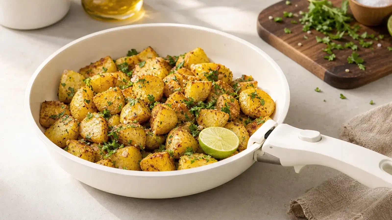 Egyptian Warm Potato Salad (Salatet Batates)