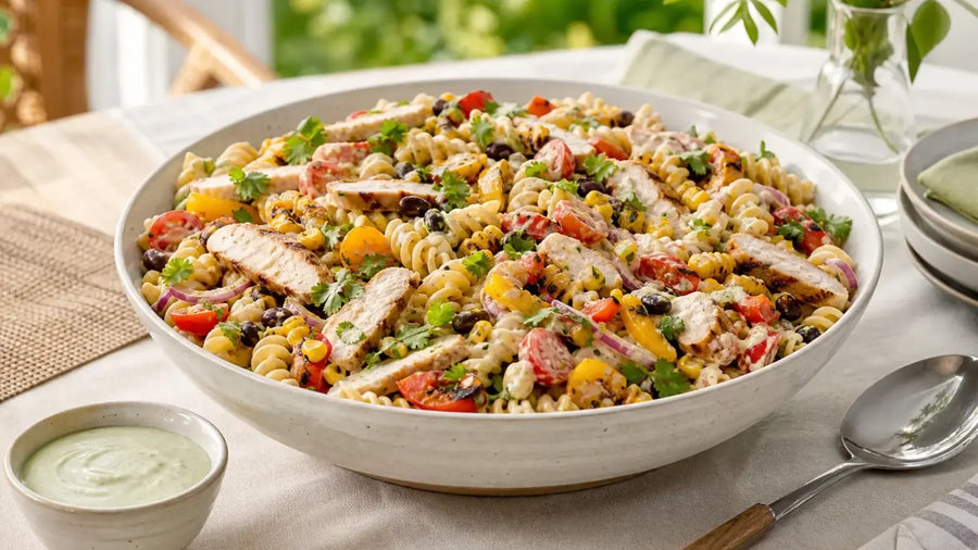 Grilled Chicken Tex-Mex Pasta Salad
