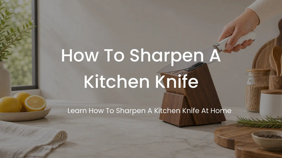 How to Sharpen a Kitchen Knife at Home
