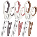 Astercook Kitchen Scissors 3 Pack, Heavy Duty All Purpose Kitchen Shears for Food and Packaging, Stainless Steel Food Scissors for Meat, Poultry, Herbs and Vegetables, Dishwasher Safe