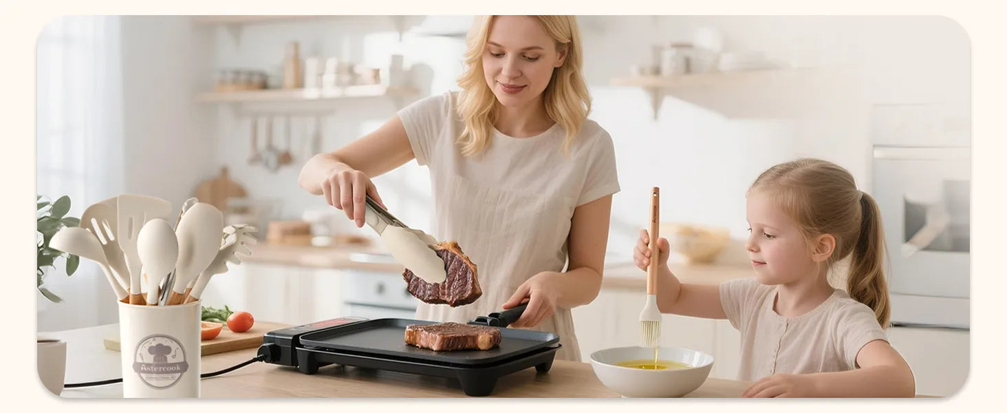 39-Piece Silicone Utensil Collection-White
