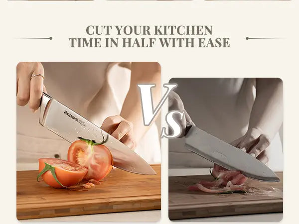 6-Pc Retro Cream Knife Set