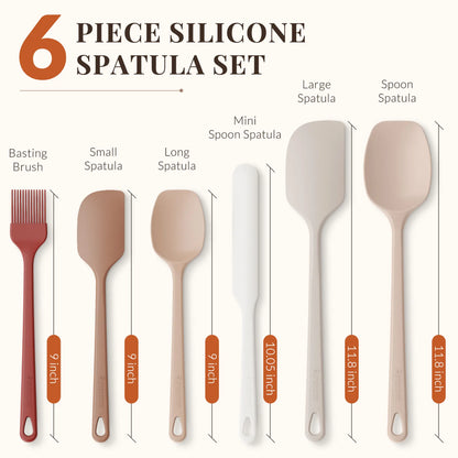 6-Pc Macaron Spatula Set