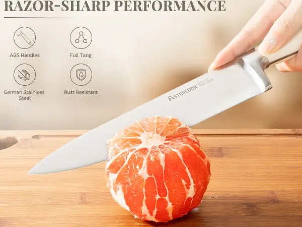 6-Pc Retro Cream Knife Set