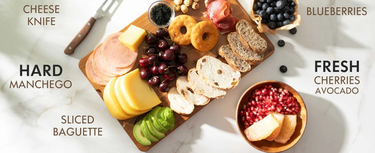 4-Piece Bamboo Cutting Board Set