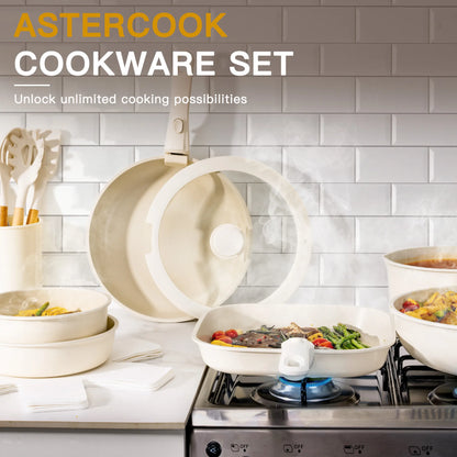 23-Pc Detachable Handle Cookware Set