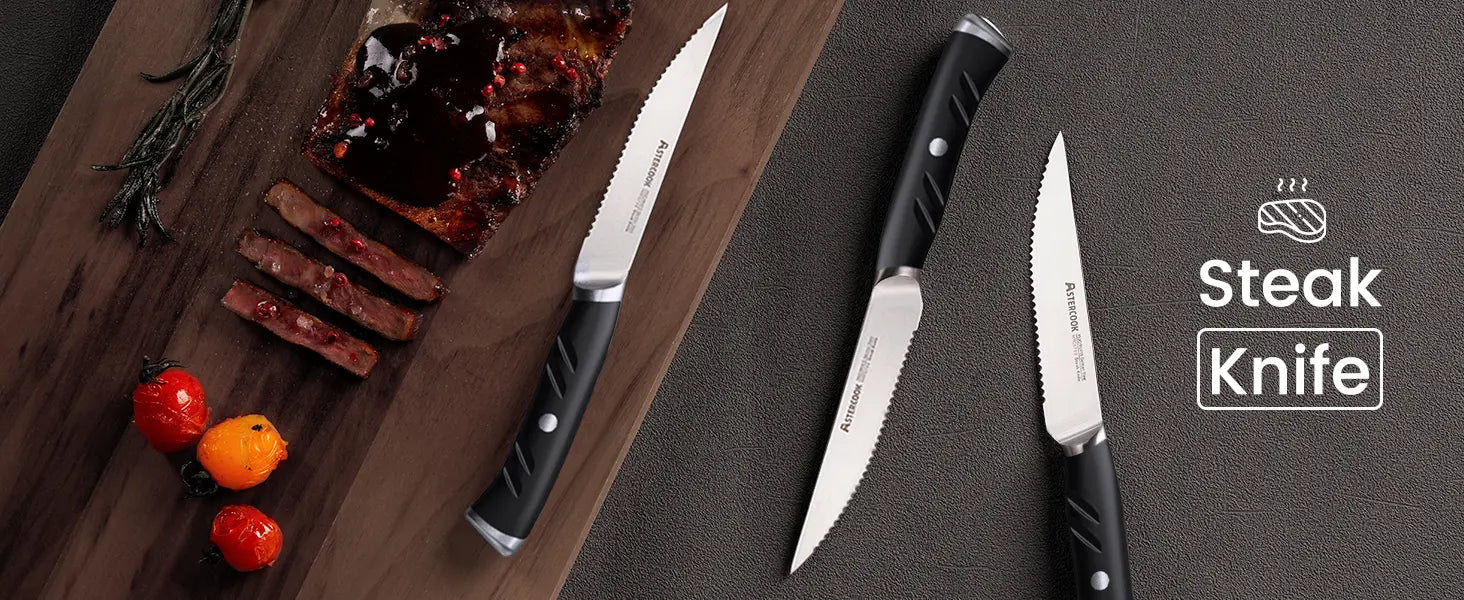 Professional 15-Pc Ergonomic Nylon Handle Knife Set