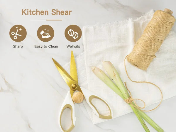 Luxury 14-Piece Gold Titanium Set- White