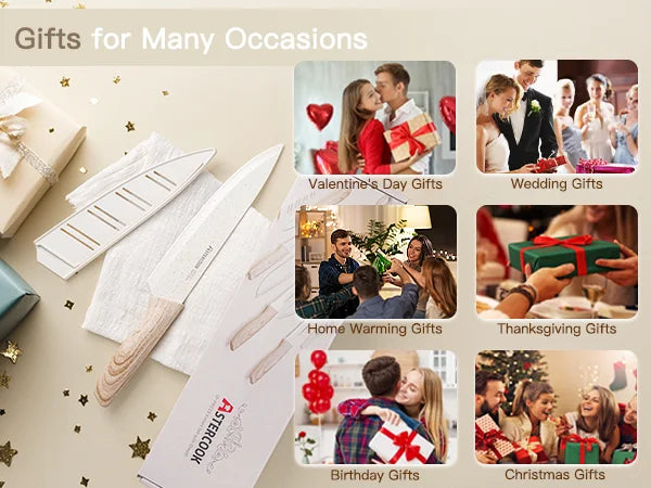 7-Piece Coated Knife Set