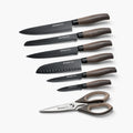 7-Piece Wood Grain Knife Set with Guards