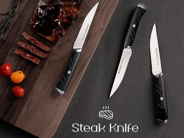15 Pcs German Stainless Steel Knives Sharp Blade Dishwasher Safe