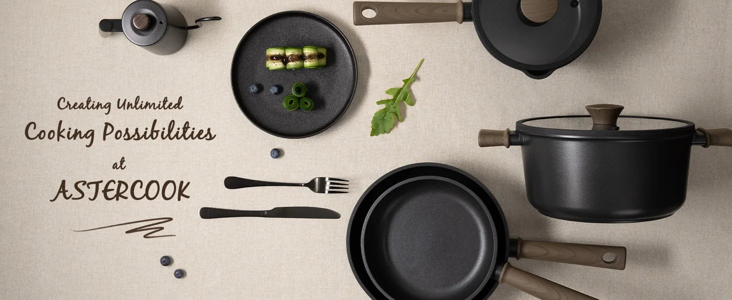Professional 19-Pc Black Titanium Set