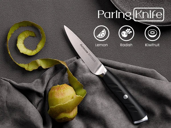 15 Pcs German Stainless Steel Knives Sharp Blade Dishwasher Safe