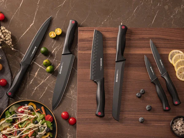 15-Piece Knife Block Set - Black