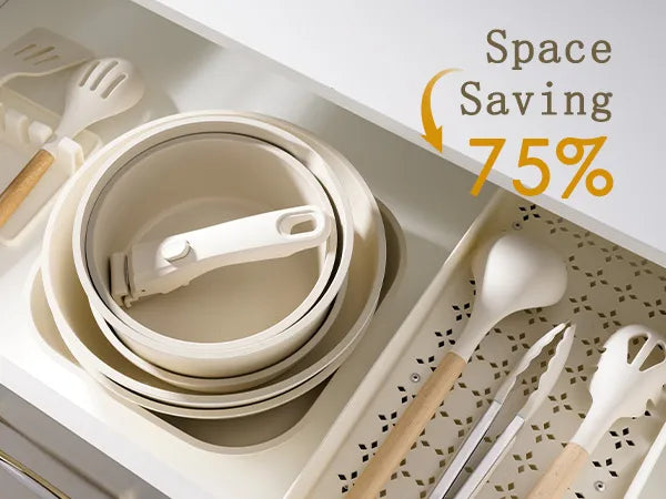 23-Pc Detachable Handle Cookware Set