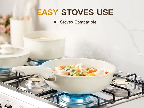21-Piece Detachable Cookware Set