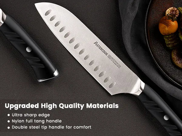 Professional 15-Pc Ergonomic Nylon Handle Knife Set