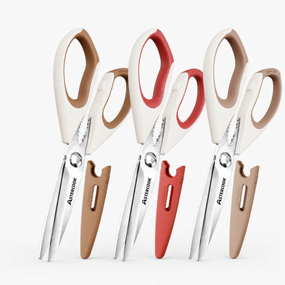 Astercook Heavy-Duty Kitchen Shears (3-Pack)