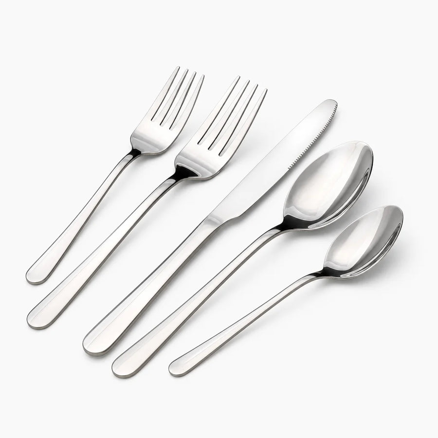 Astercook Silverware Set Food-Grade Stainless Steel-Silver