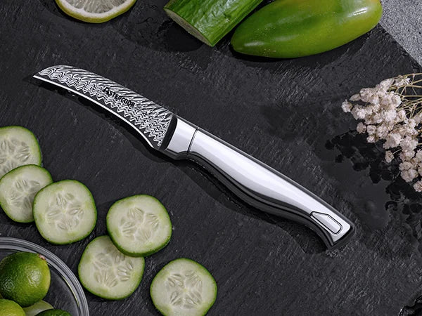 21-Piece Full Tang Knife Set - Silver