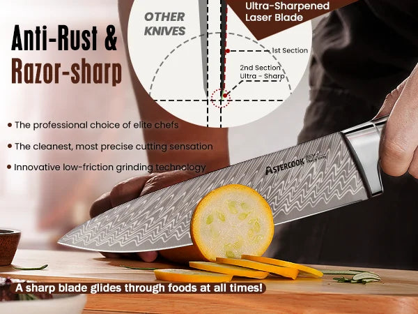 15-Piece Full Tang Knife Set