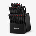 21-piece kitchen knife set