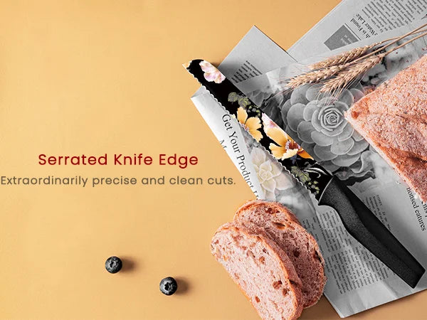 6-Piece Flower Kitchen Knife Set