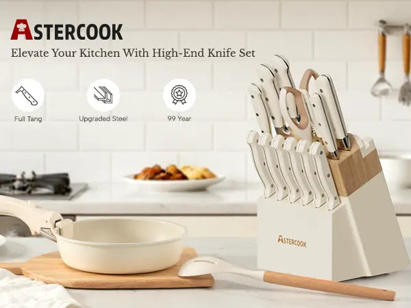 14-Piece Full Tang Knife Set