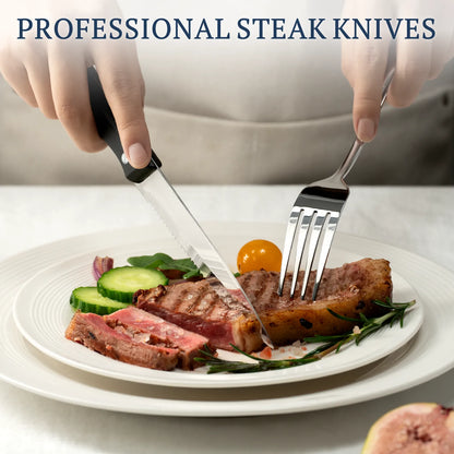 Astercook Silverware Set Food-Grade Stainless Steel-Silver
