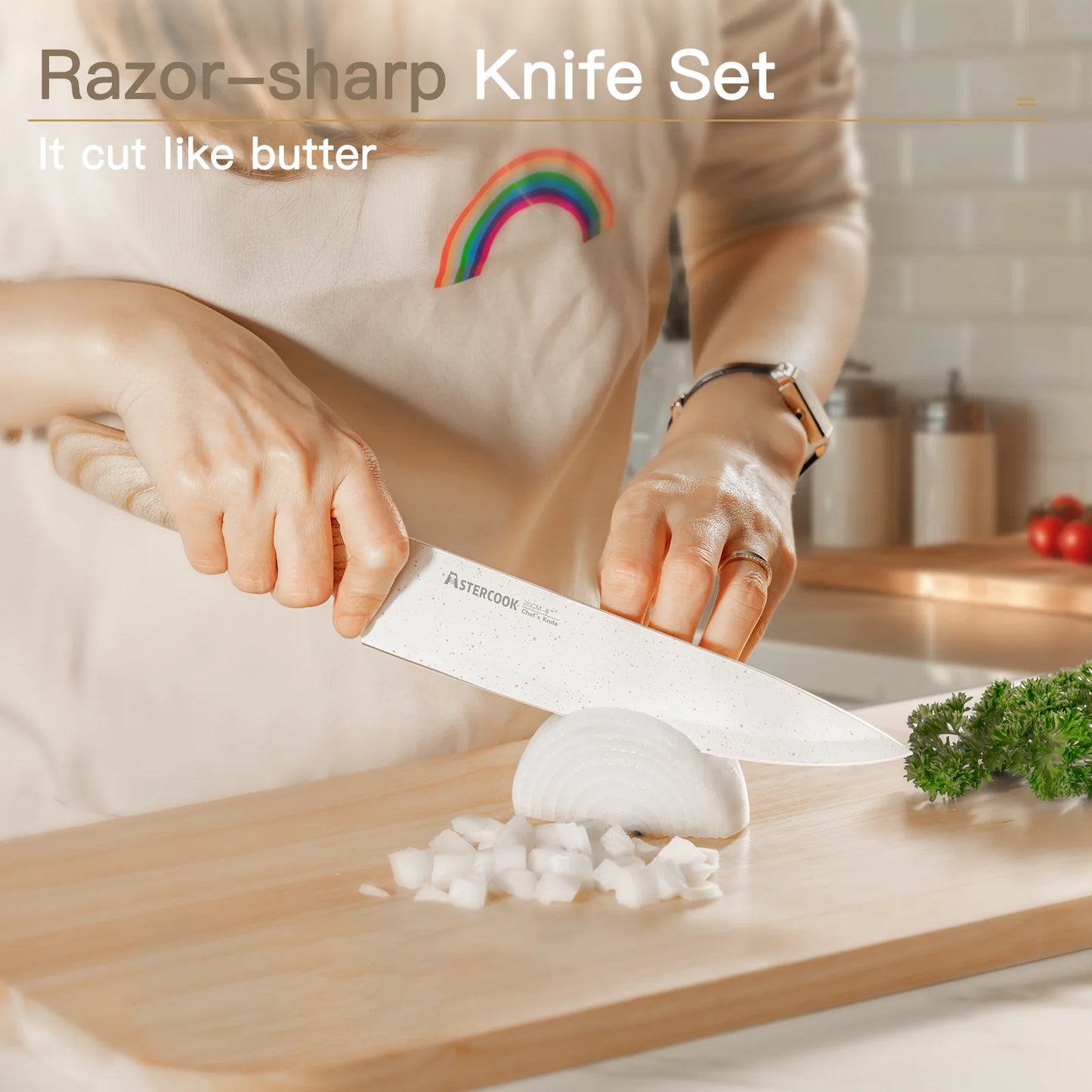 7-Piece Coated Knife Set
