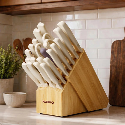 22-Piece Ultra-Sharp High Carbon Stainless Steel Knives
