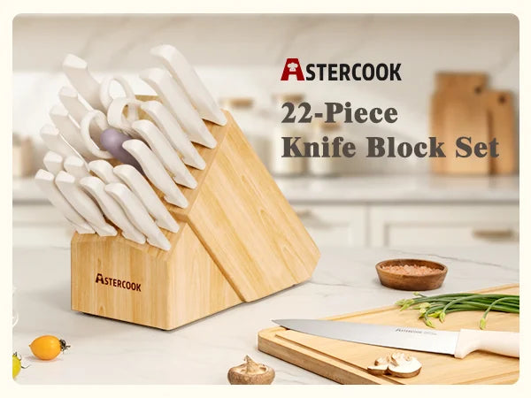 22-Piece Ultra-Sharp High Carbon Stainless Steel Knives