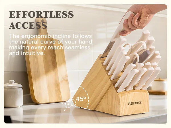 22-Piece Ultra-Sharp High Carbon Stainless Steel Knives