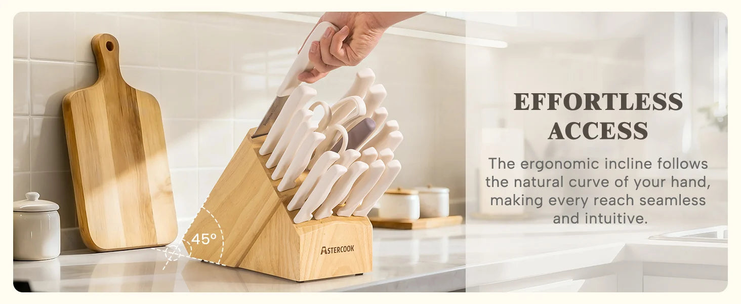 22-Piece Ultra-Sharp High Carbon Stainless Steel Knives