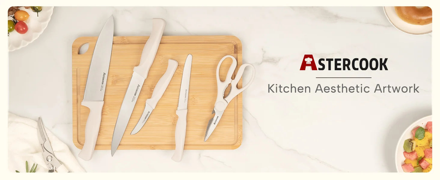 22-Piece Ultra-Sharp High Carbon Stainless Steel Knives