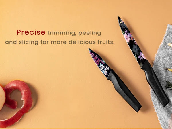 6-Piece Flower Kitchen Knife Set