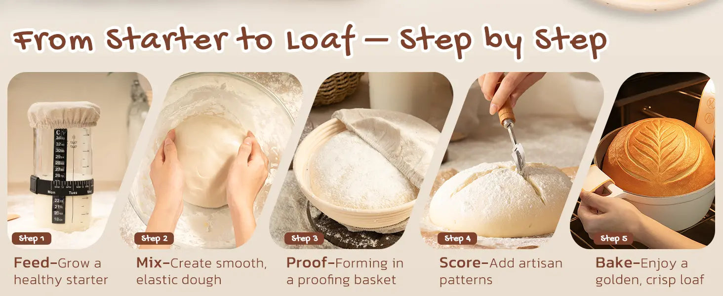 58PC Professional Sourdough Starter Kit