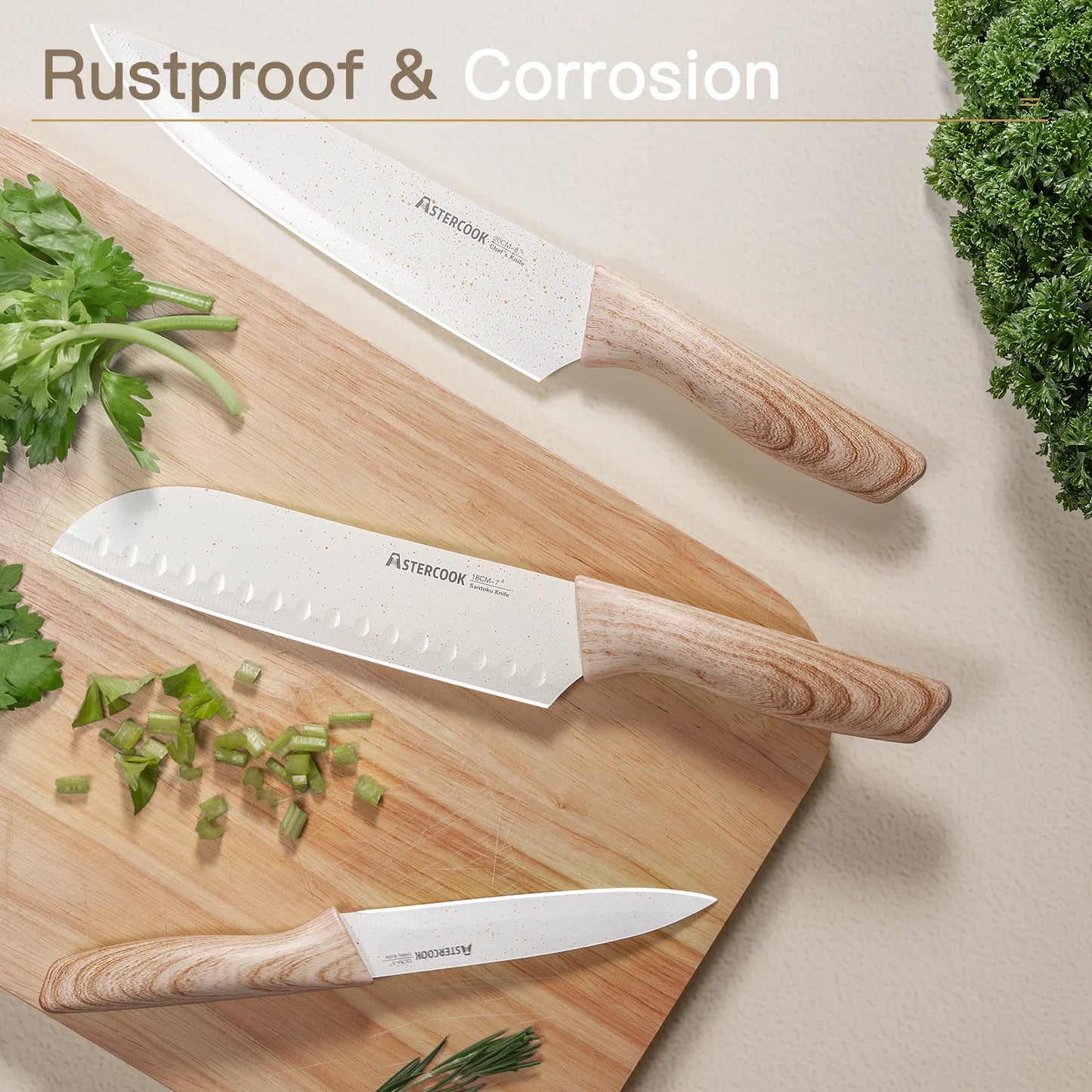 7-Piece Coated Knife Set