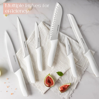 Professional 15-Pc German Steel Set - White