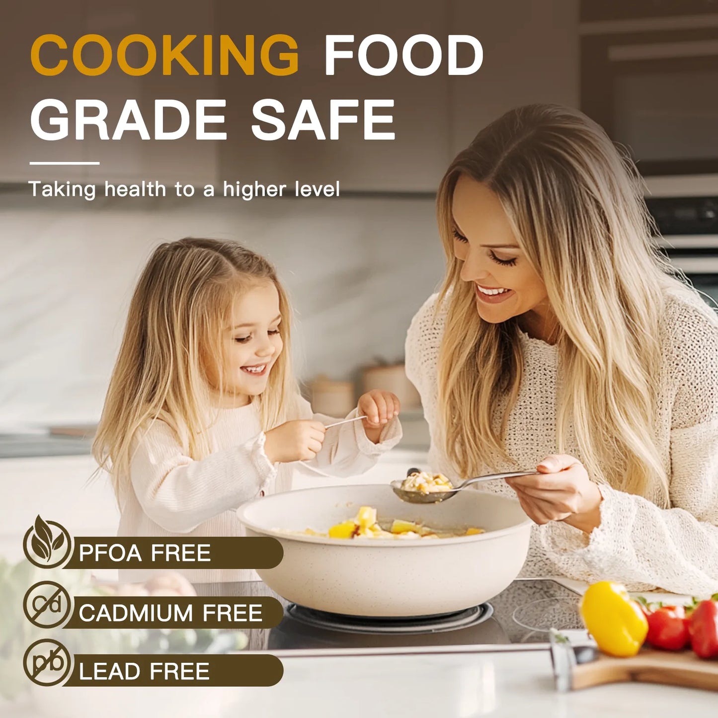 21-Piece Detachable Cookware Set
