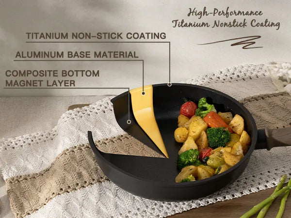 Professional 19-Pc Black Titanium Set