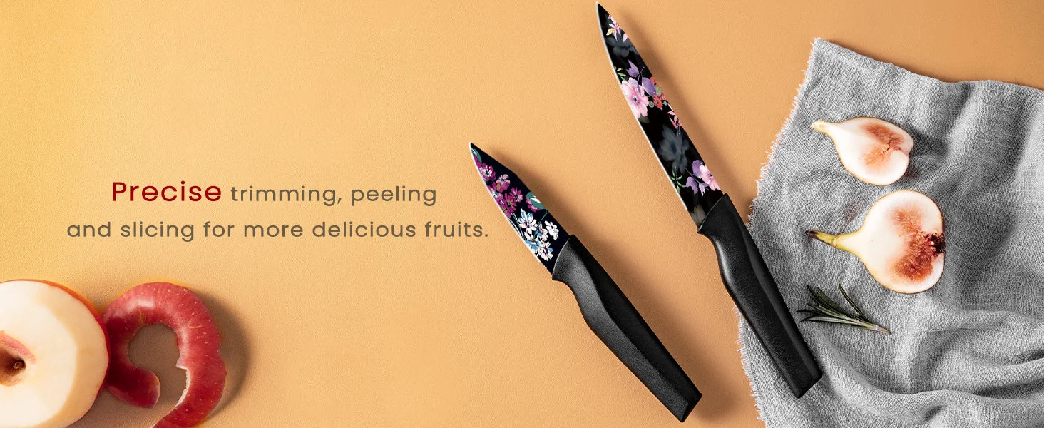 6-Piece Flower Kitchen Knife Set
