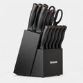 15-Piece Knife Block Set - Black