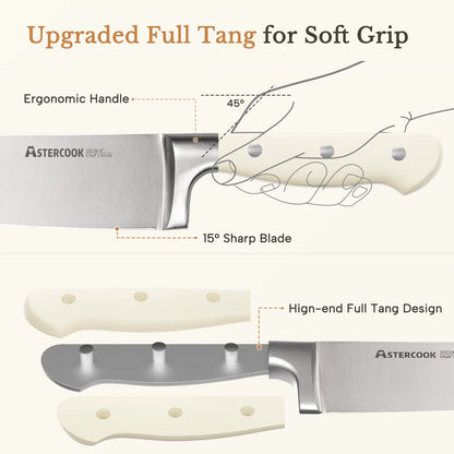 14-Piece Full Tang Knife Set