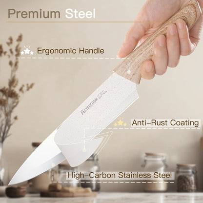 7-Piece Coated Knife Set