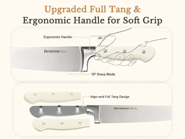 14-Piece Full Tang Knife Set