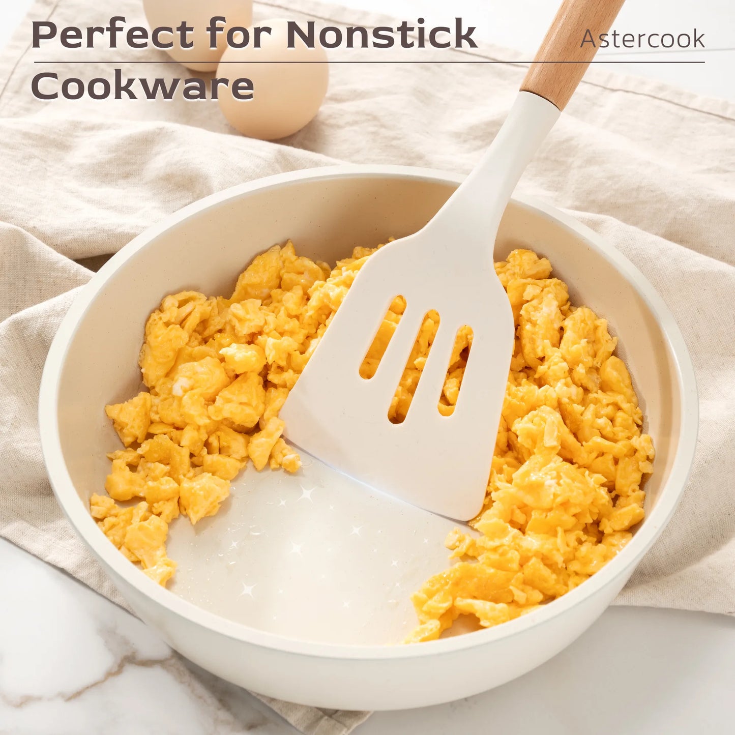 39-Piece Silicone Utensil Collection-White